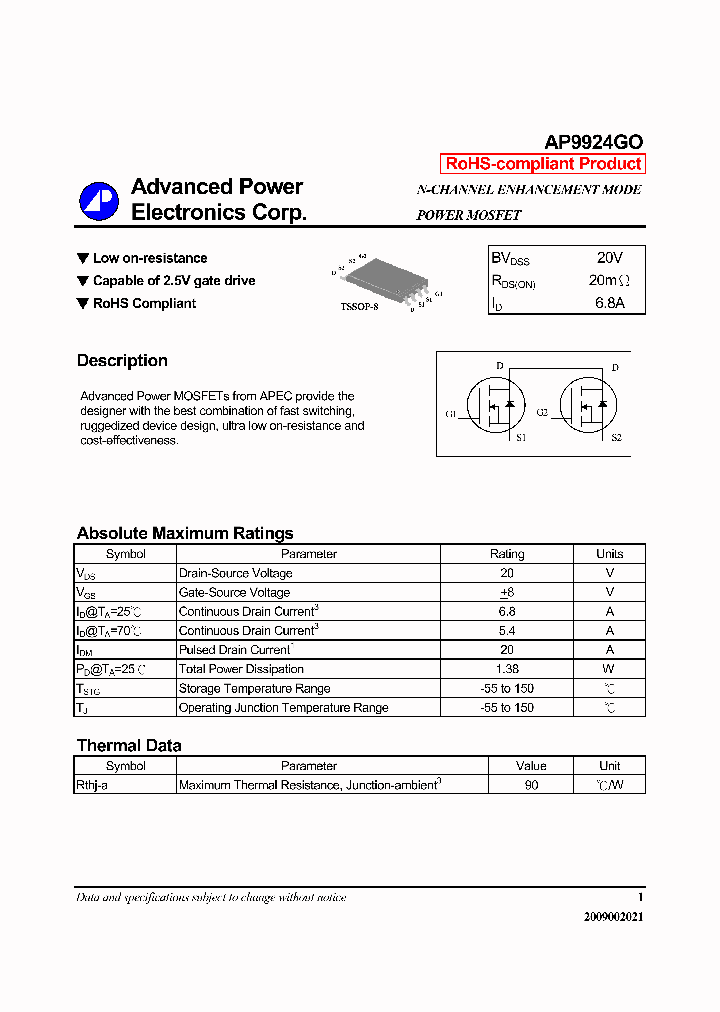 AP9924GO_6326175.PDF Datasheet