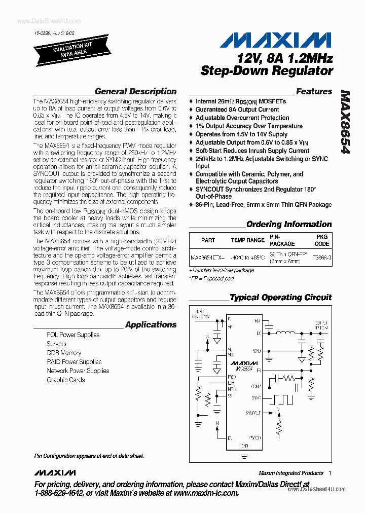 MAX8654_6328956.PDF Datasheet