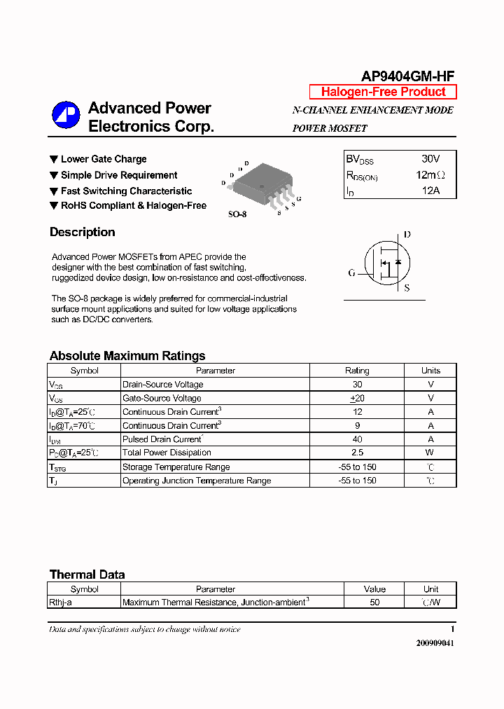 AP9404GM-HF_6346713.PDF Datasheet