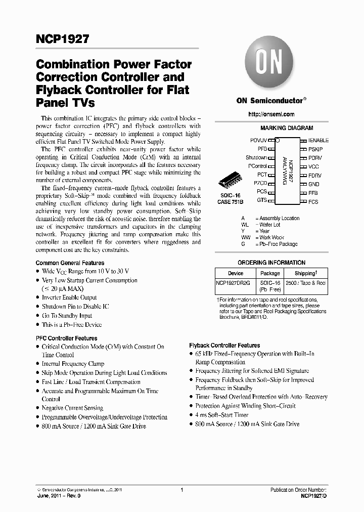 NCP1927_6353389.PDF Datasheet