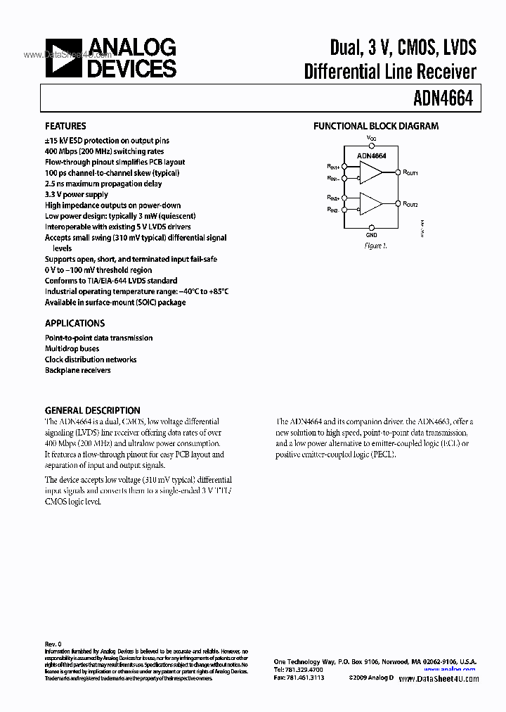 ADN4664_6354230.PDF Datasheet