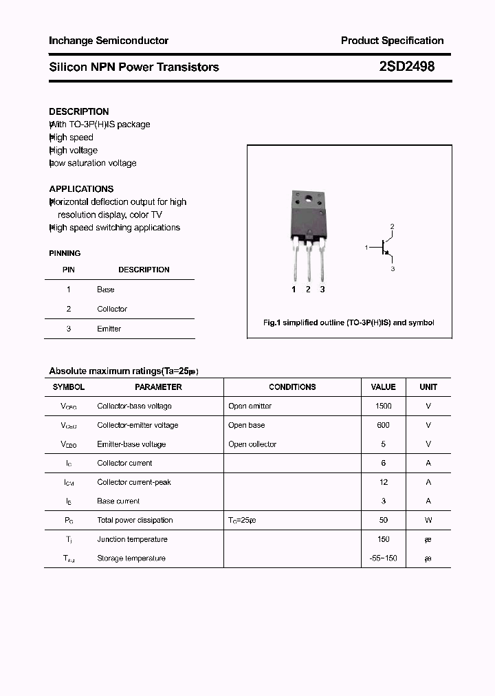 2SD2498_6362787.PDF Datasheet