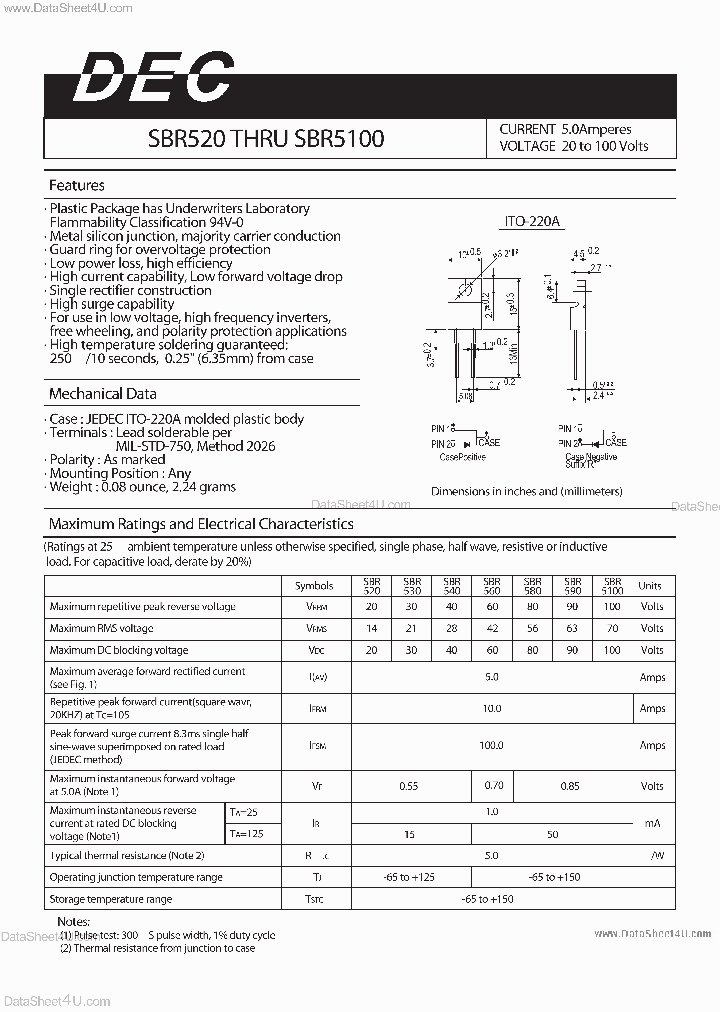 SBR5100_6366383.PDF Datasheet