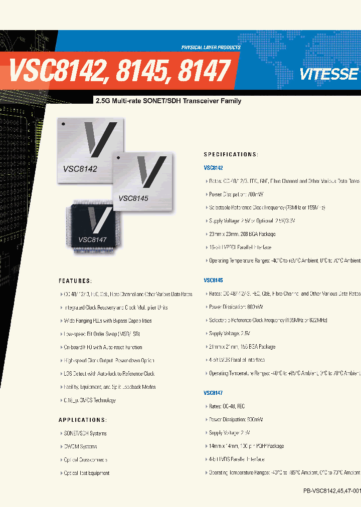 VSC8145_6376598.PDF Datasheet