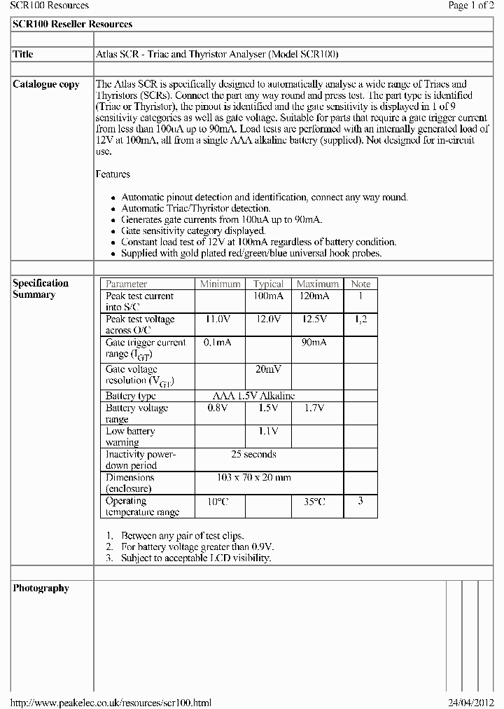 SCR100_6377608.PDF Datasheet