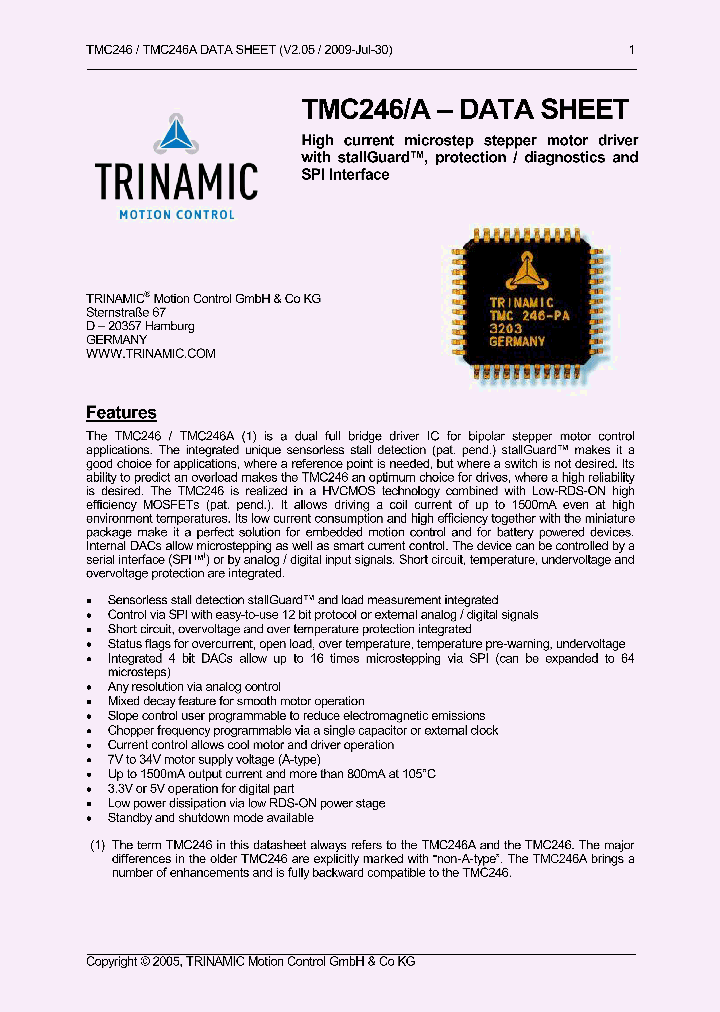 TMC2461_6380033.PDF Datasheet