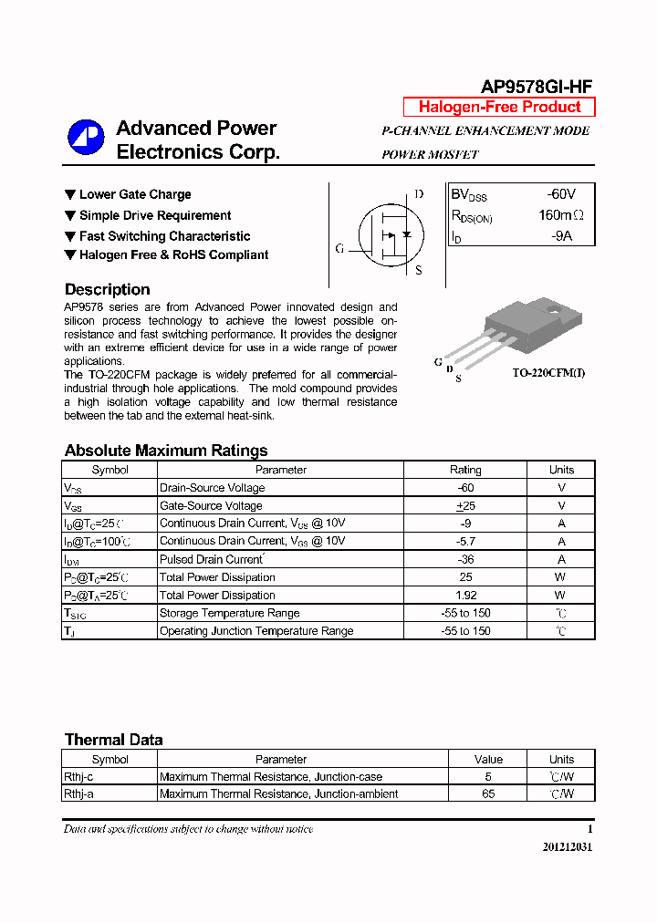 AP9578GI-HF_6386461.PDF Datasheet