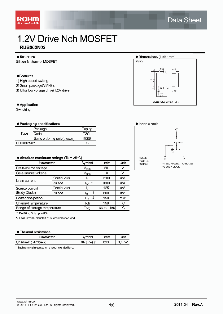 RUB002N02_6386921.PDF Datasheet