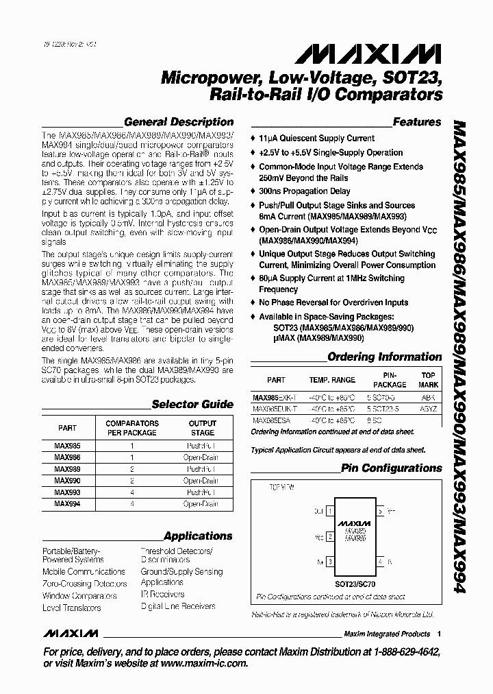 MAX993EUDT_6416901.PDF Datasheet