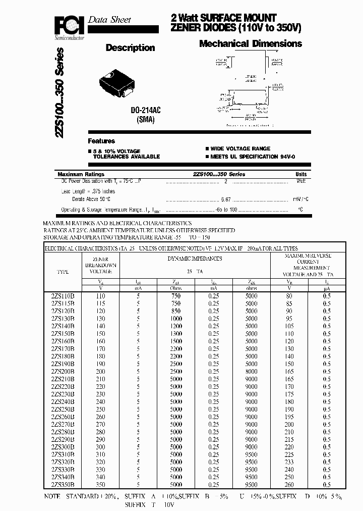 2ZS250B_6414630.PDF Datasheet