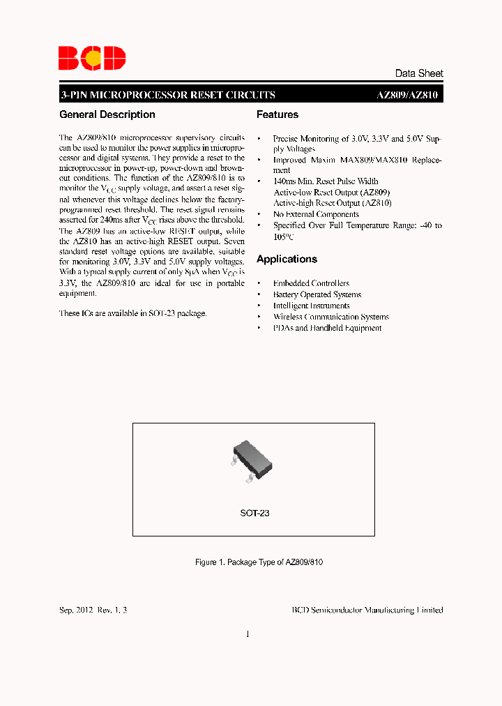 AZ809NTTR-E1_6419306.PDF Datasheet