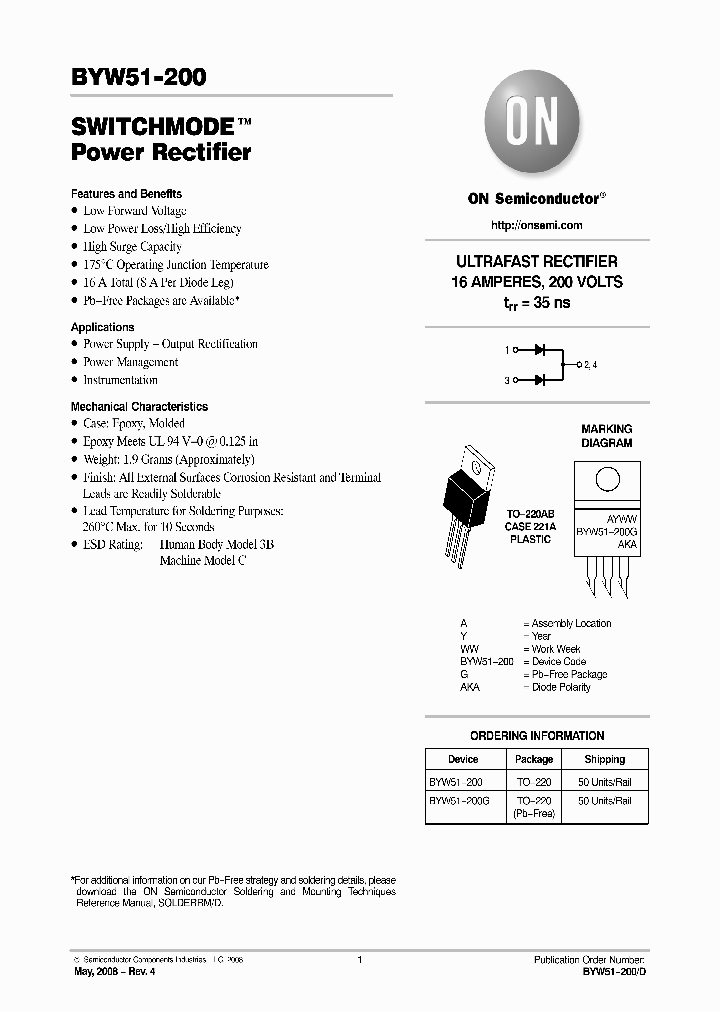 BYW51-200G_6414154.PDF Datasheet