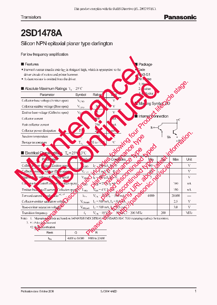 2SD1478A_6420046.PDF Datasheet
