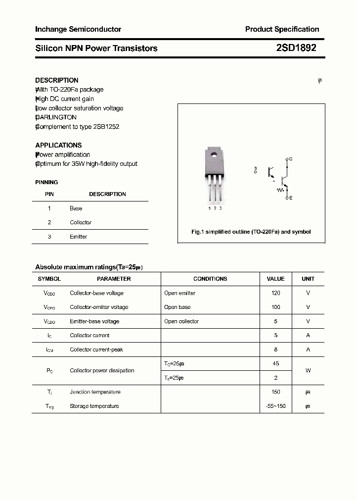 2SD1892_6425959.PDF Datasheet