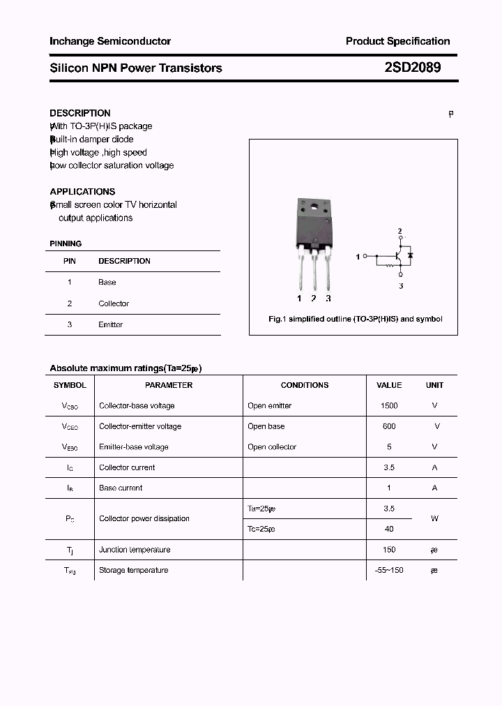 2SD2089_6450754.PDF Datasheet