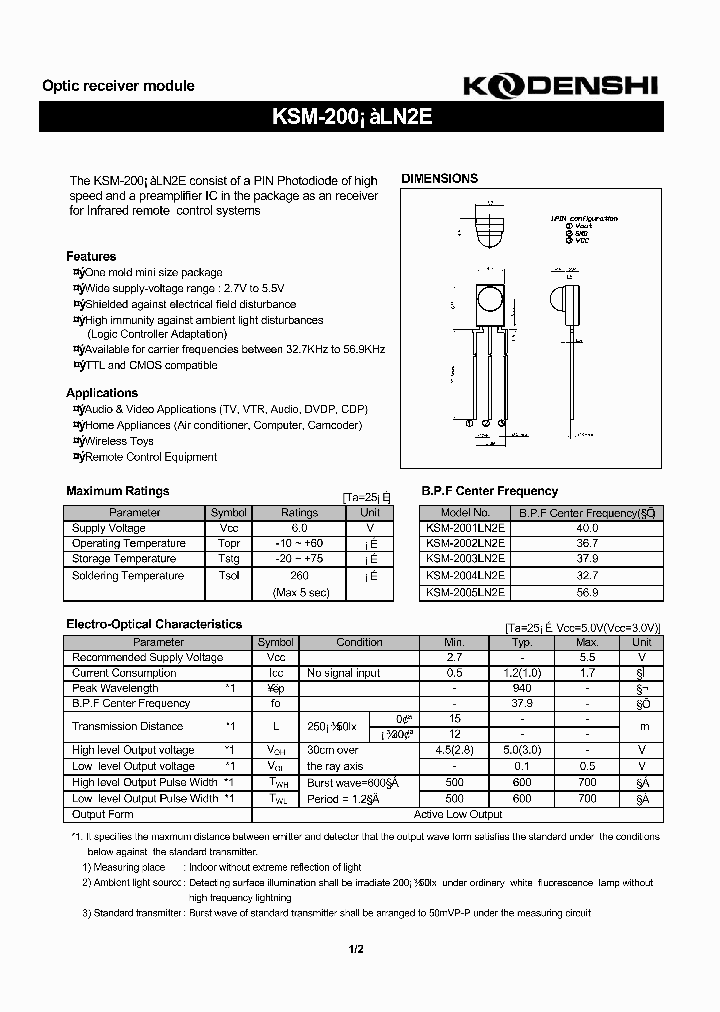 KSM-2005LN2E_6453914.PDF Datasheet
