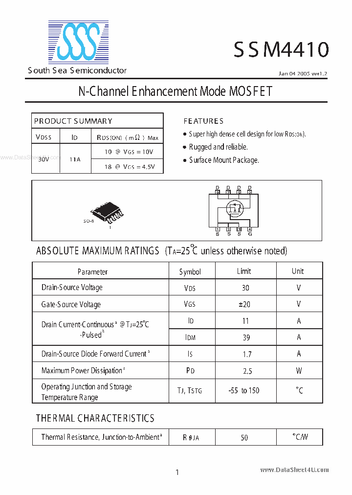 SSM4410_6457321.PDF Datasheet