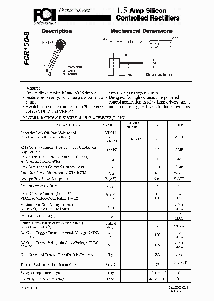FCR150-8_6465162.PDF Datasheet