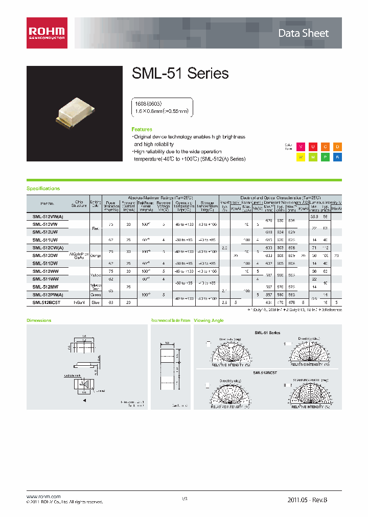 SML-512CWA_6467954.PDF Datasheet