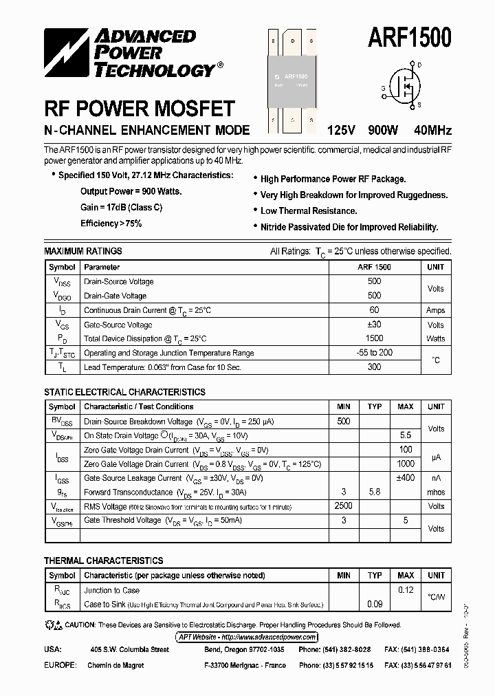ARF1500_6472379.PDF Datasheet
