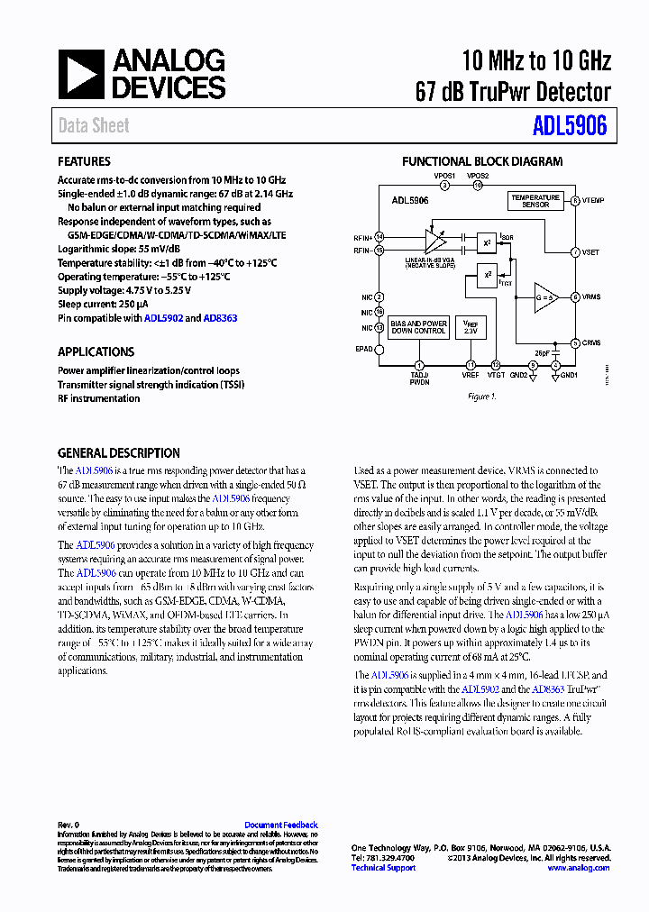 ADL5906-EVALZ_6481906.PDF Datasheet