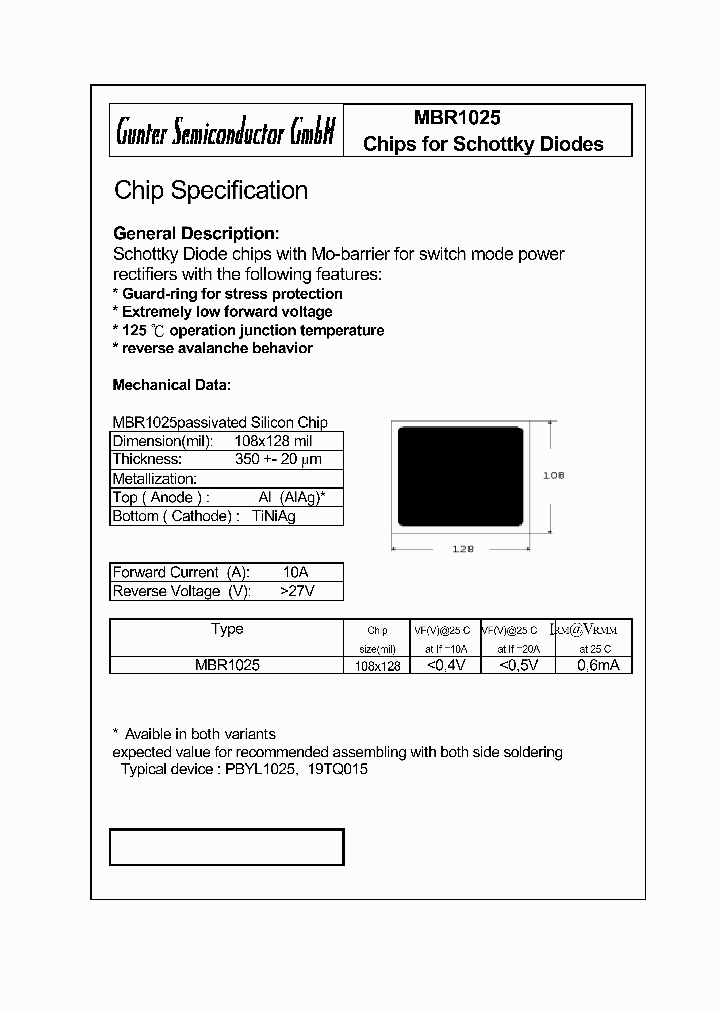 MBR1025_6482395.PDF Datasheet