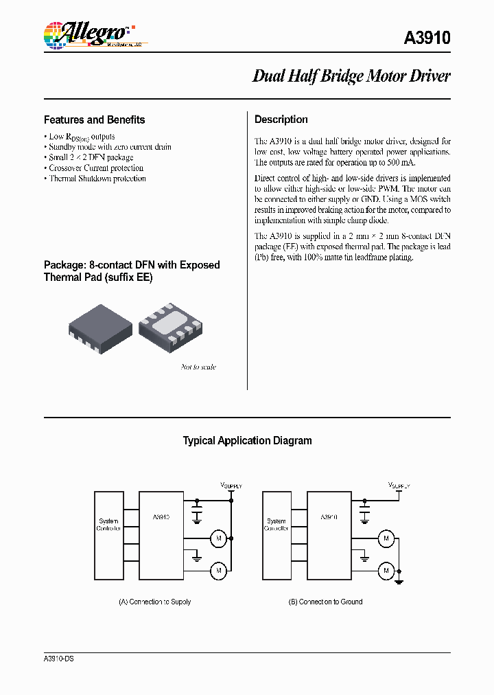 A3910_6483062.PDF Datasheet