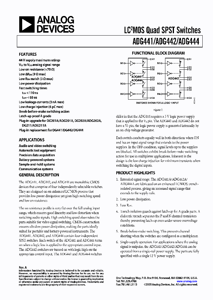ADG442BRZ_6484883.PDF Datasheet