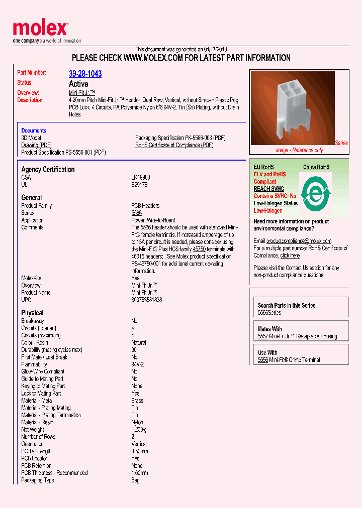 39-28-1043_6485668.PDF Datasheet