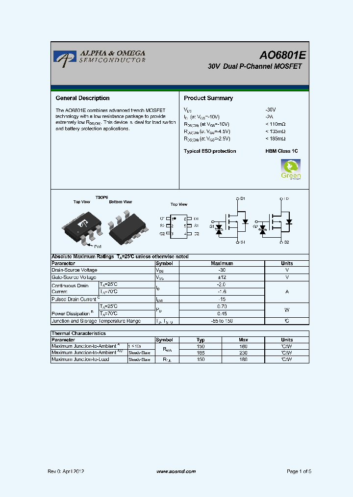AO6801E_6486225.PDF Datasheet
