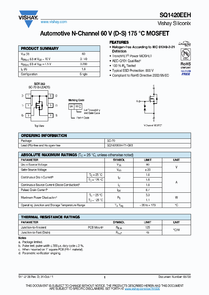 SQ1420EEH_6488252.PDF Datasheet
