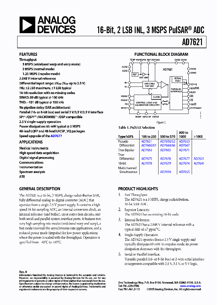 AD7621ASTRL_6490021.PDF Datasheet