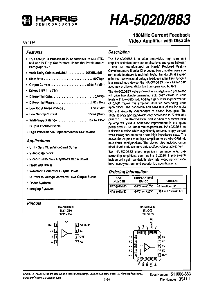 5962-89620012A_6495147.PDF Datasheet