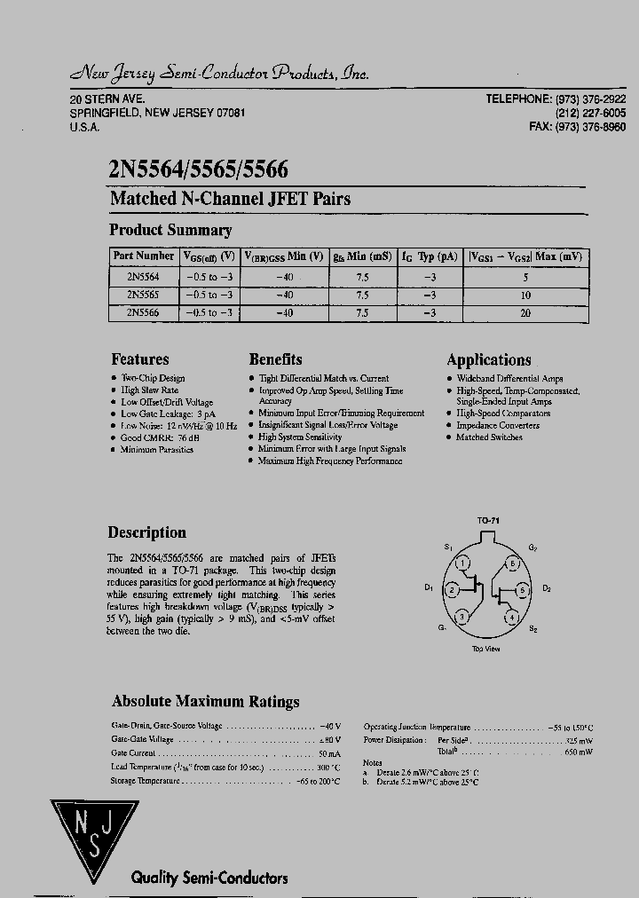 2N5564_6496403.PDF Datasheet