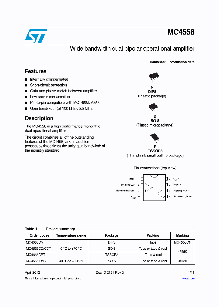 MC4558CDCDT_6496583.PDF Datasheet