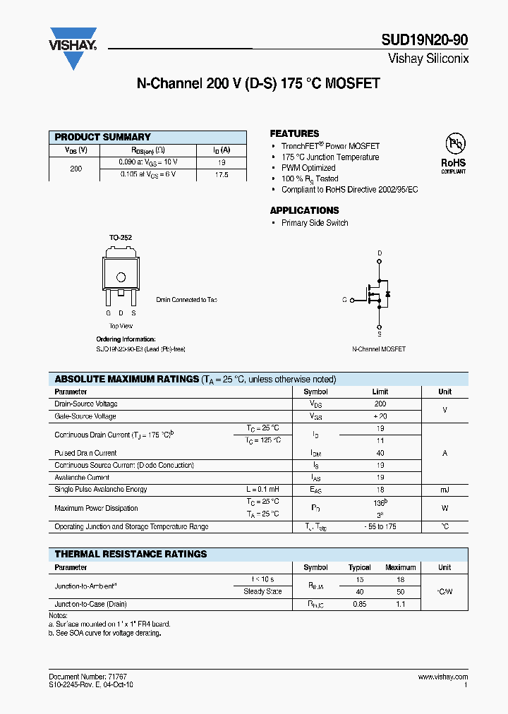 SUD19N20-90-T4-E3_6496797.PDF Datasheet