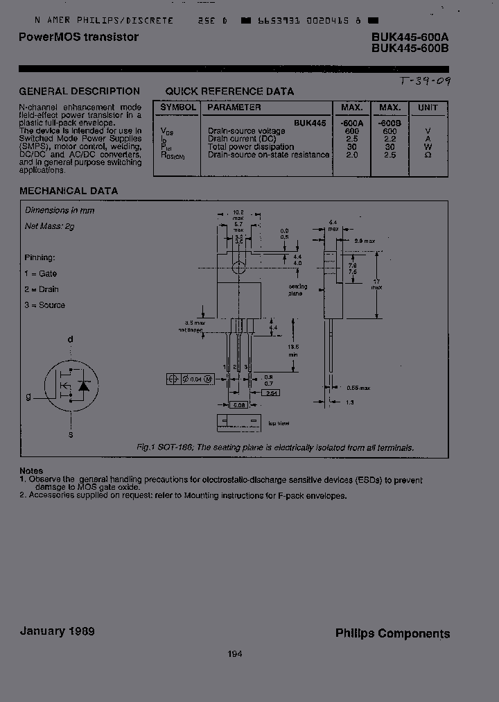 BUK445-600A_6494271.PDF Datasheet