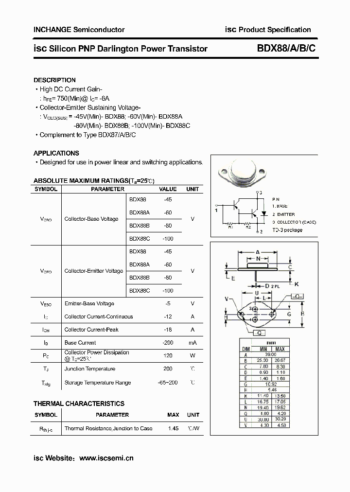 BDX88_6501322.PDF Datasheet