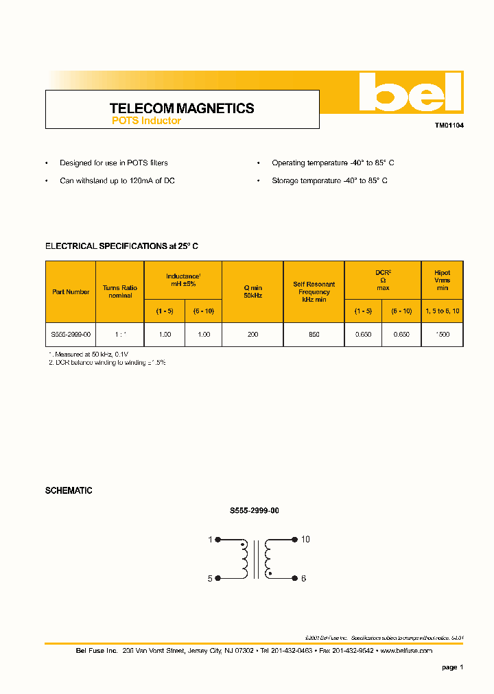 S555-2999-00_6503797.PDF Datasheet