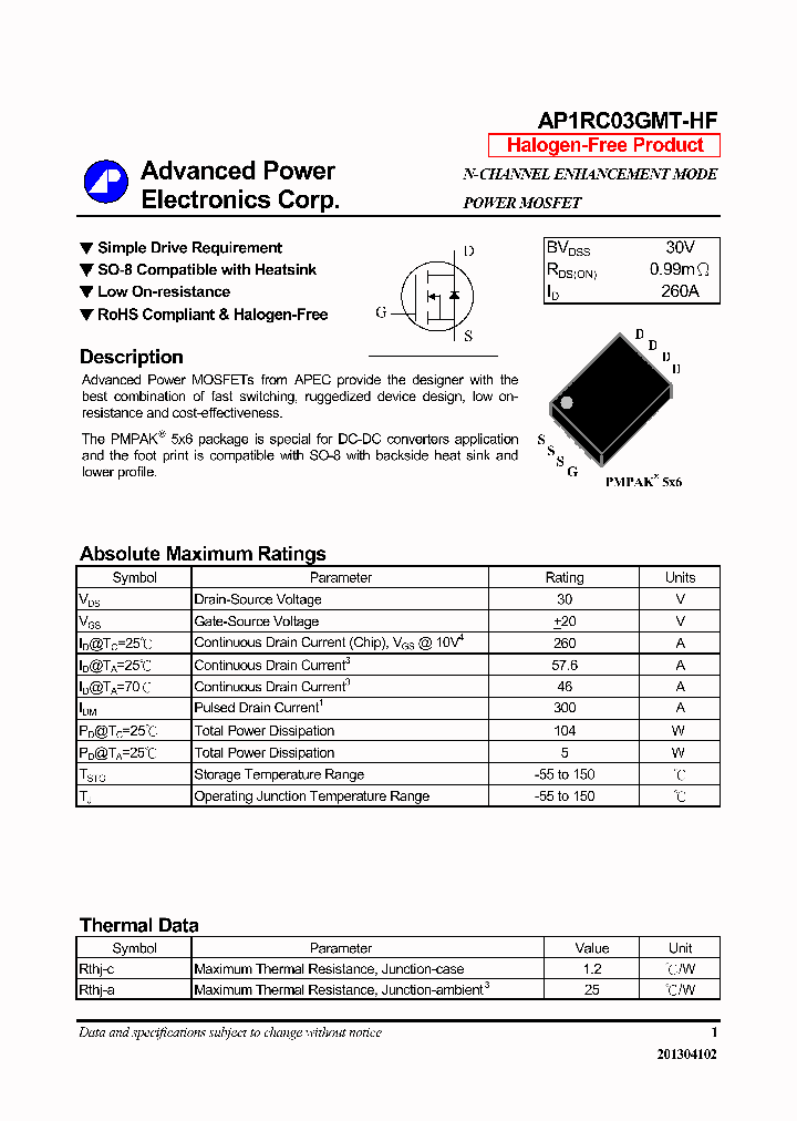 AP1RC03GMT-HF_6507262.PDF Datasheet