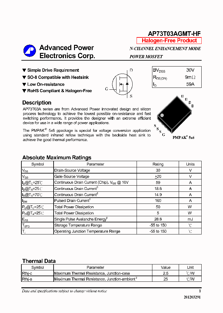 AP73T03AGMT-HF_6507266.PDF Datasheet