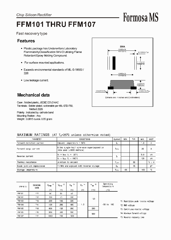 FFM101_6511092.PDF Datasheet