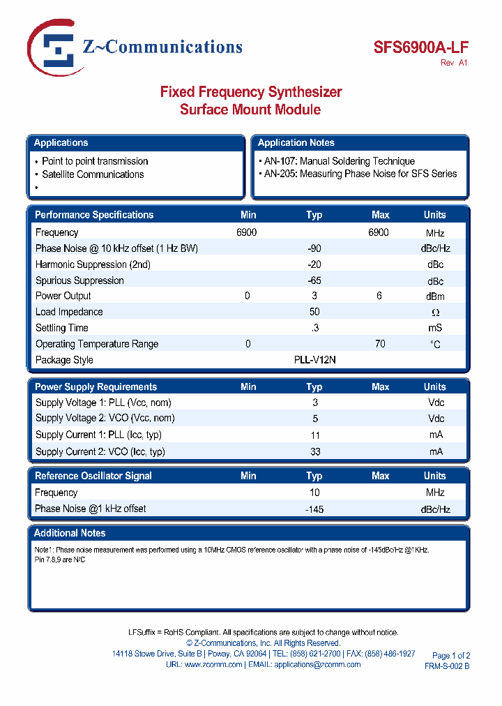 SFS6900A-LF_6512341.PDF Datasheet