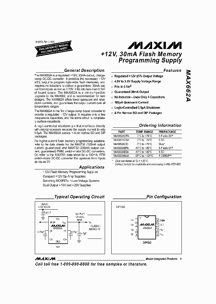 MAX662A_6513559.PDF Datasheet