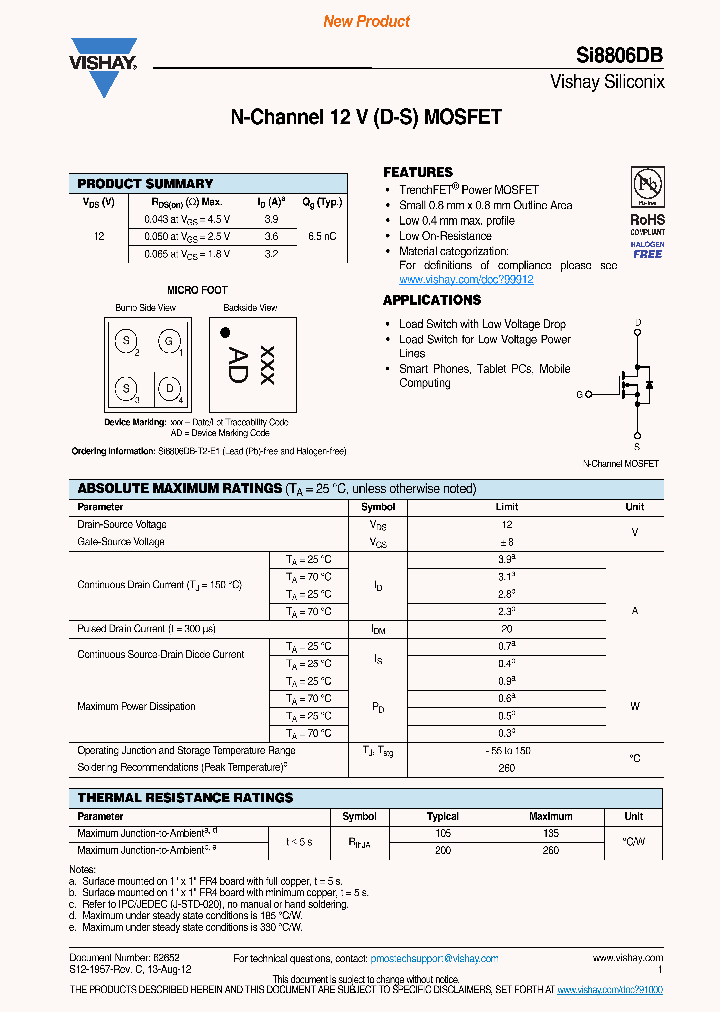 SI8806DB_6515068.PDF Datasheet