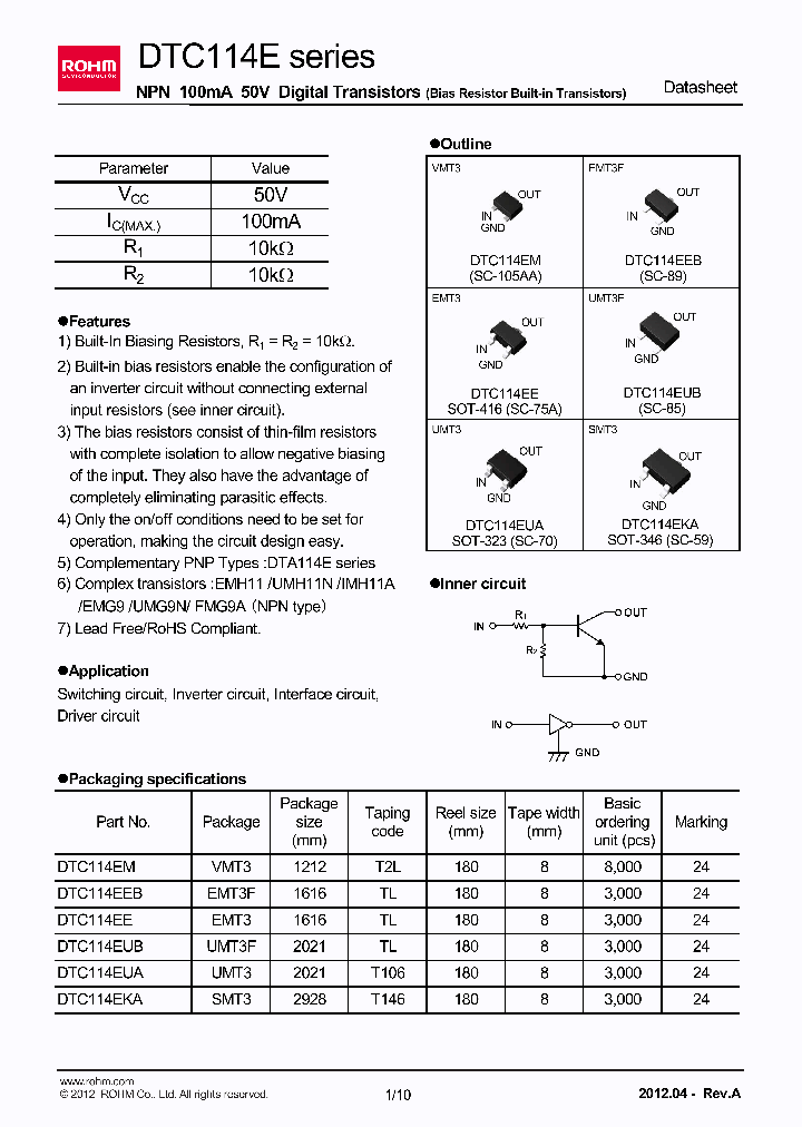 DTC114EMT2L_6517728.PDF Datasheet