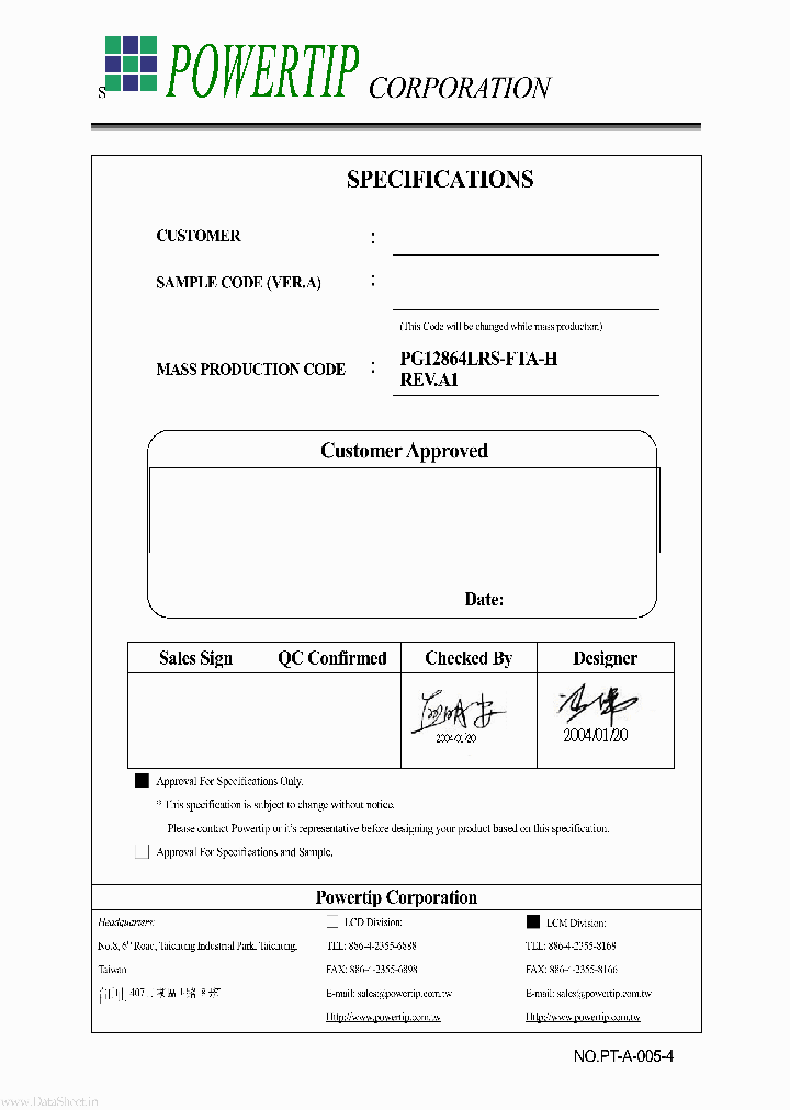 PG12864LRS-FTA-H_6524614.PDF Datasheet