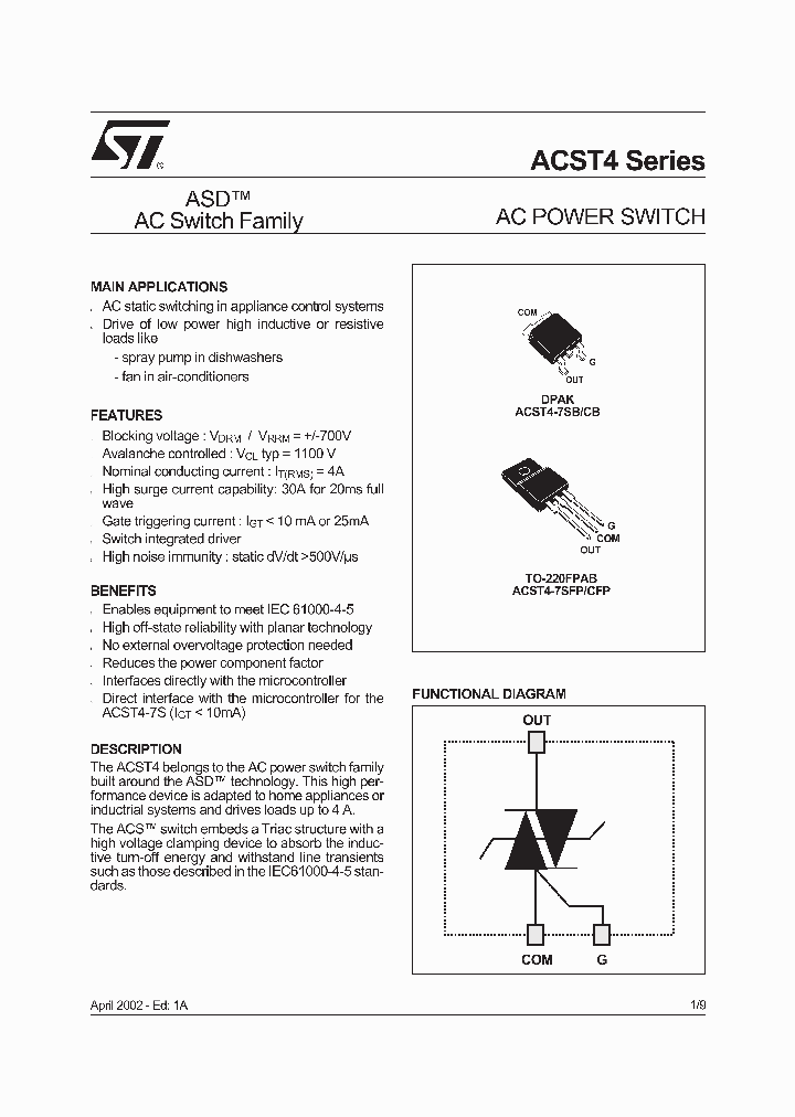 ACST4-7SB_6525673.PDF Datasheet