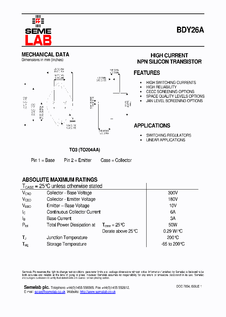 BDY26A_6525729.PDF Datasheet