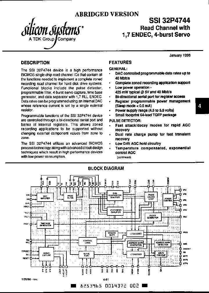 SSI32P4744-CGT_6525822.PDF Datasheet